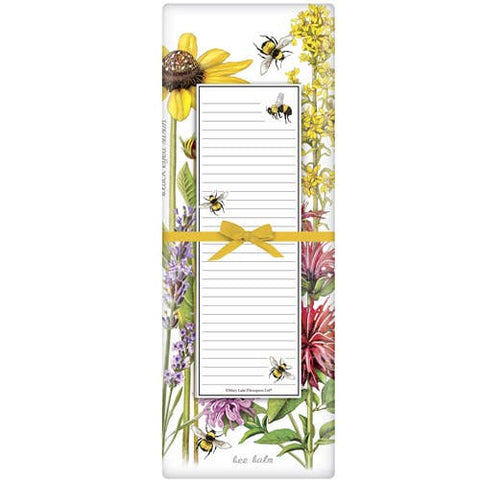 Bee Flowers Notepad Set