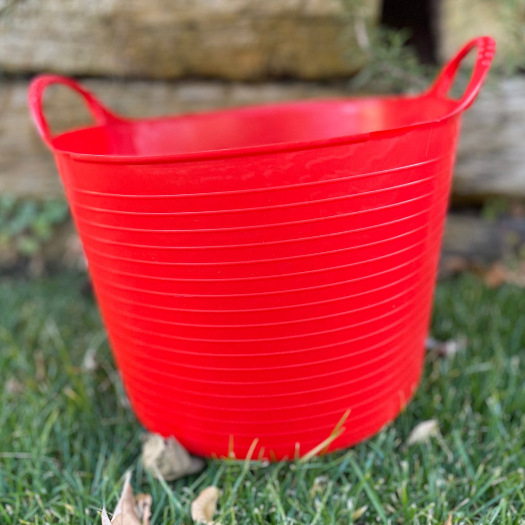 40L Flexible Tub Bucket with Carry Handles Home Garden Storage