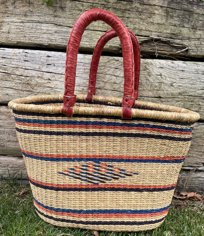 V-Shaped Two Handled Shopping Basket