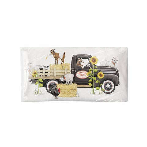 Black Goat Truck Bagged Towel